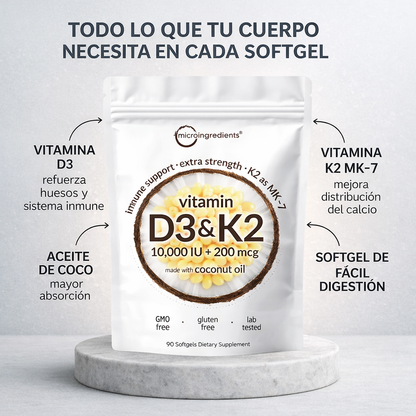 VITAMINAS D3 & K2