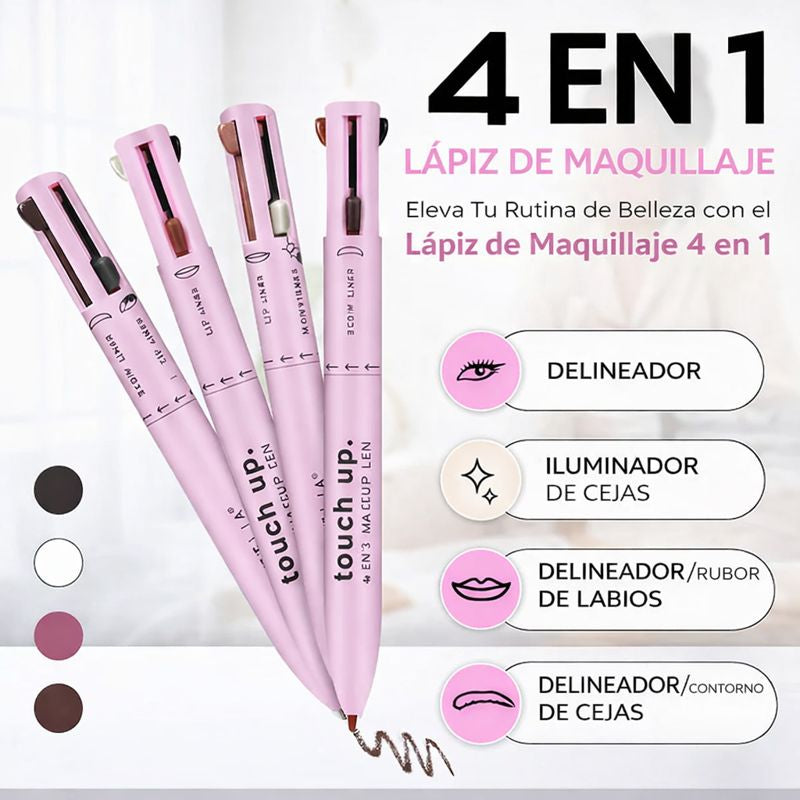 Lápiz Maquillaje Multifunción 4 en 1
